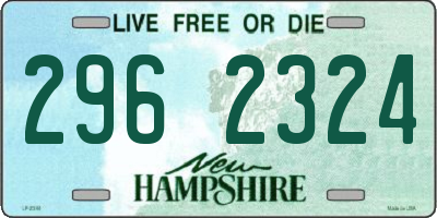 NH license plate 2962324
