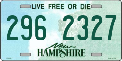 NH license plate 2962327