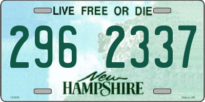 NH license plate 2962337