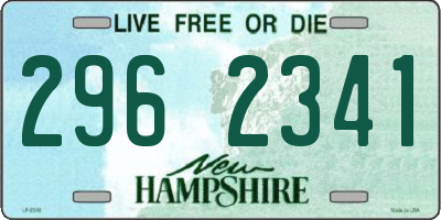 NH license plate 2962341