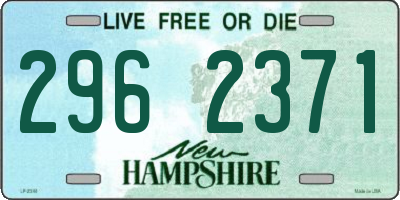 NH license plate 2962371