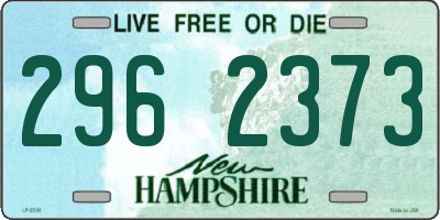 NH license plate 2962373