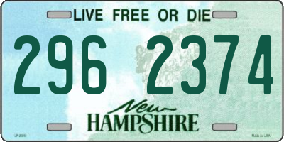 NH license plate 2962374