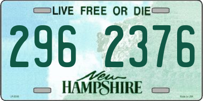 NH license plate 2962376