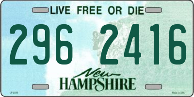 NH license plate 2962416