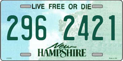 NH license plate 2962421