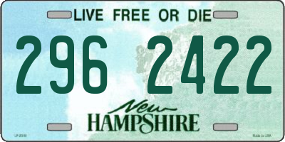 NH license plate 2962422