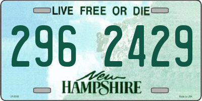 NH license plate 2962429