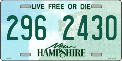 NH license plate 2962430