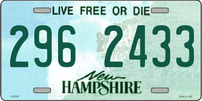 NH license plate 2962433