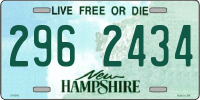 NH license plate 2962434