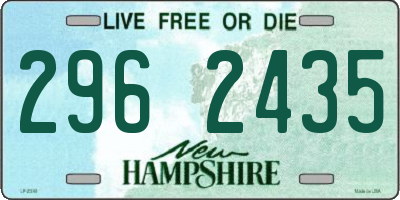 NH license plate 2962435
