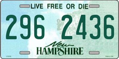 NH license plate 2962436