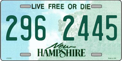 NH license plate 2962445