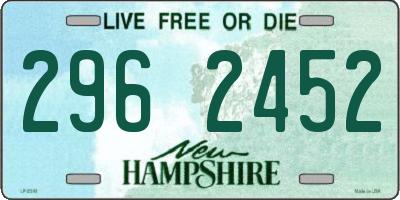 NH license plate 2962452