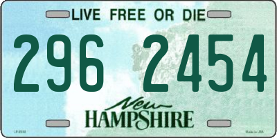 NH license plate 2962454
