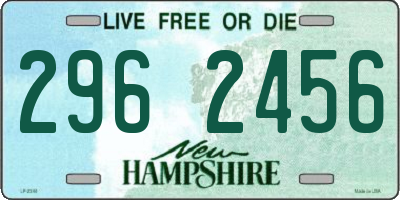 NH license plate 2962456