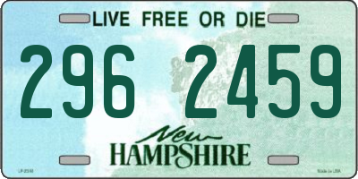 NH license plate 2962459