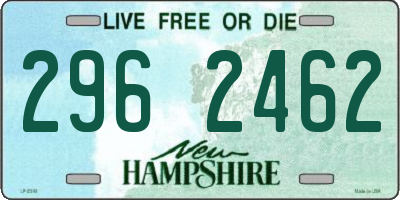 NH license plate 2962462