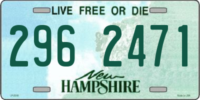 NH license plate 2962471