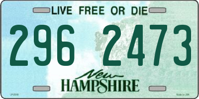 NH license plate 2962473
