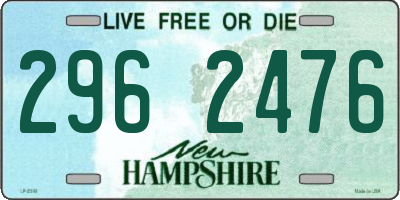 NH license plate 2962476