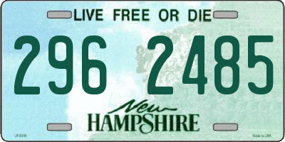 NH license plate 2962485
