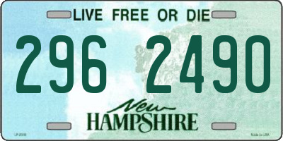 NH license plate 2962490