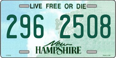 NH license plate 2962508