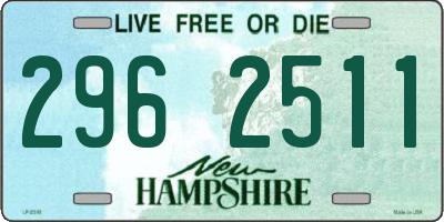 NH license plate 2962511