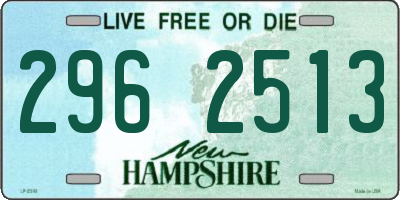 NH license plate 2962513