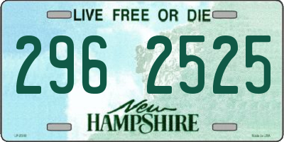NH license plate 2962525