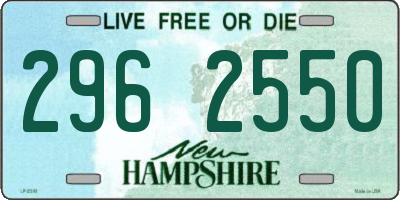 NH license plate 2962550