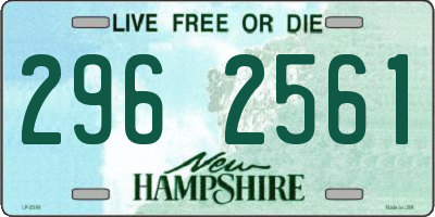 NH license plate 2962561