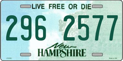 NH license plate 2962577