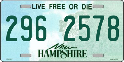 NH license plate 2962578