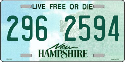 NH license plate 2962594