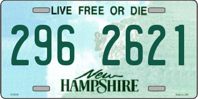 NH license plate 2962621