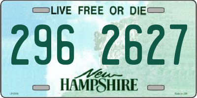 NH license plate 2962627