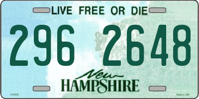 NH license plate 2962648