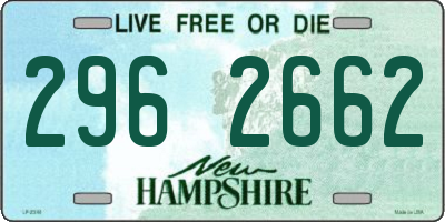 NH license plate 2962662