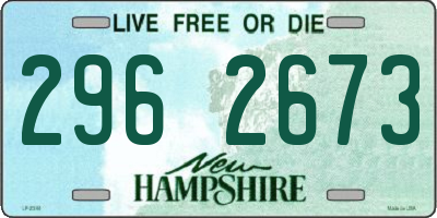 NH license plate 2962673