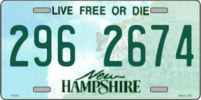 NH license plate 2962674
