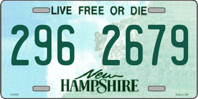 NH license plate 2962679