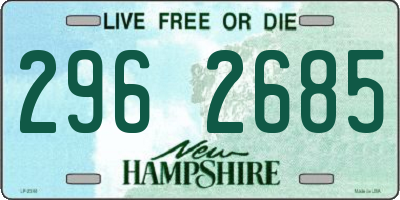NH license plate 2962685