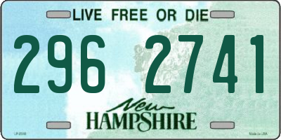NH license plate 2962741