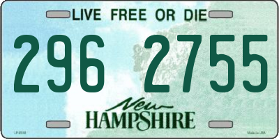 NH license plate 2962755