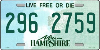 NH license plate 2962759