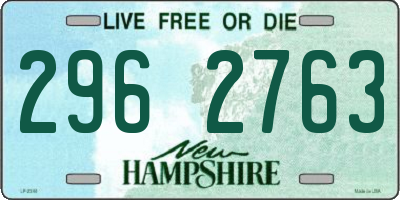 NH license plate 2962763