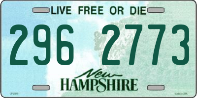 NH license plate 2962773